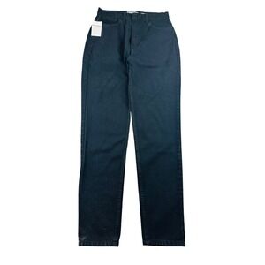 American Apparel Jeans Women 31 Black The High Waisted Jean Mom High Rise Grunge